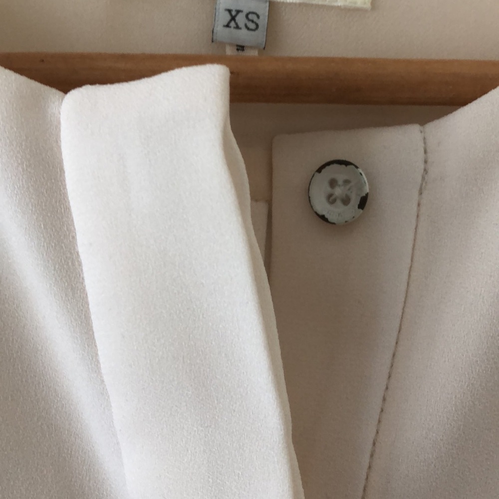 Rag & Bone Tuxedo High Low Button Down Blouse - image 4